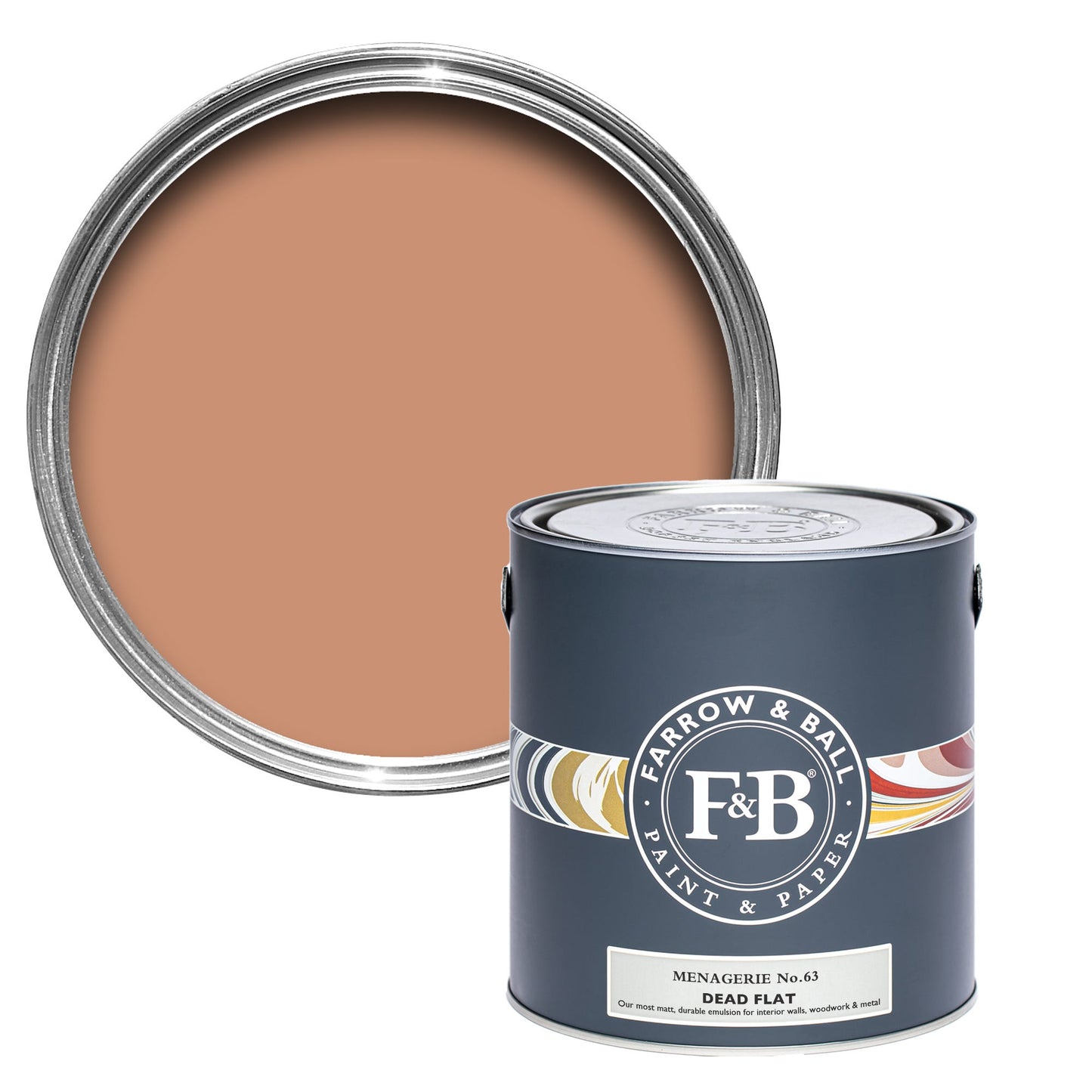 Farrow & Ball Menagerie No. 63 - Dead Flat 750ml