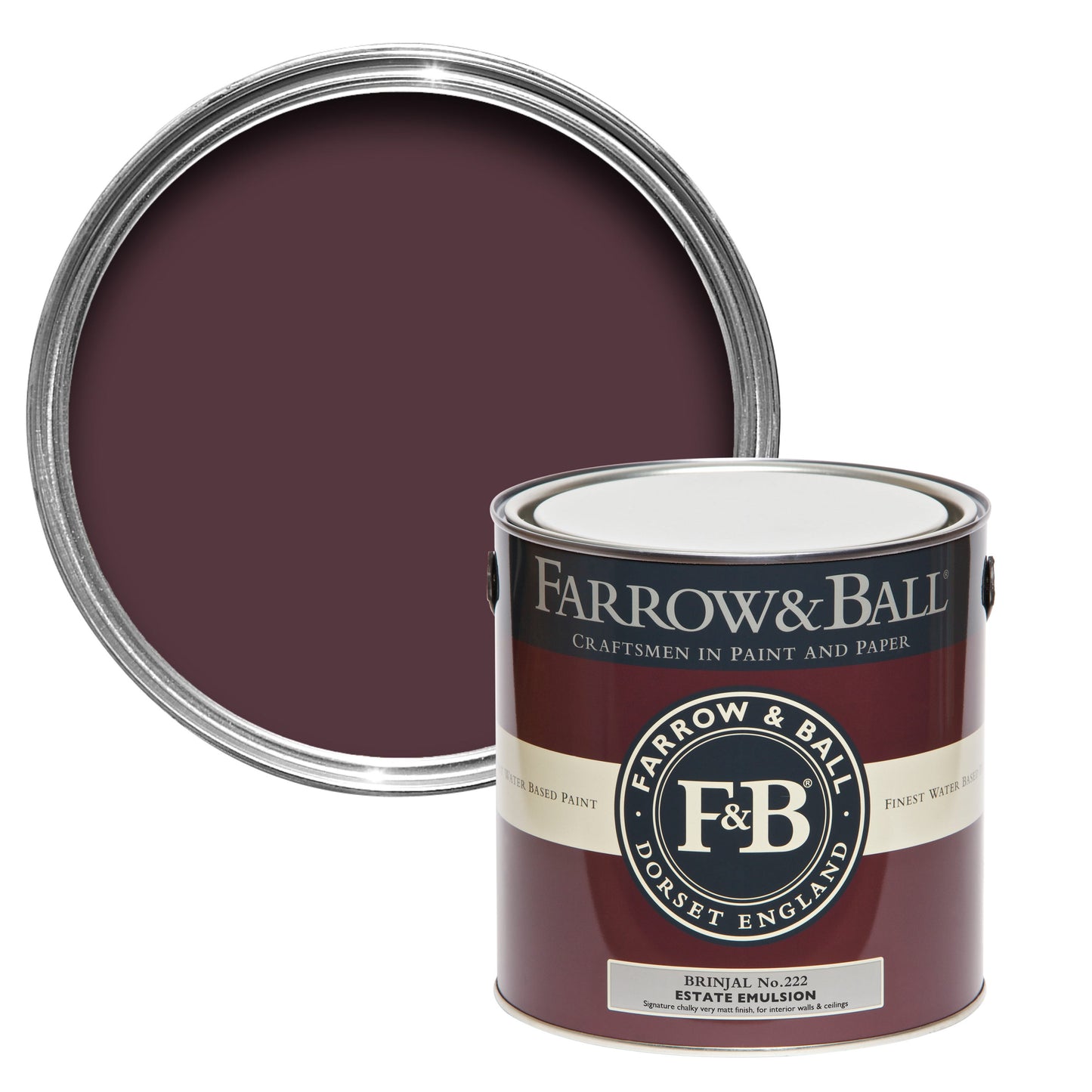 Farrow & Ball Brinjal No. 222 - Modern Emulsion 5L