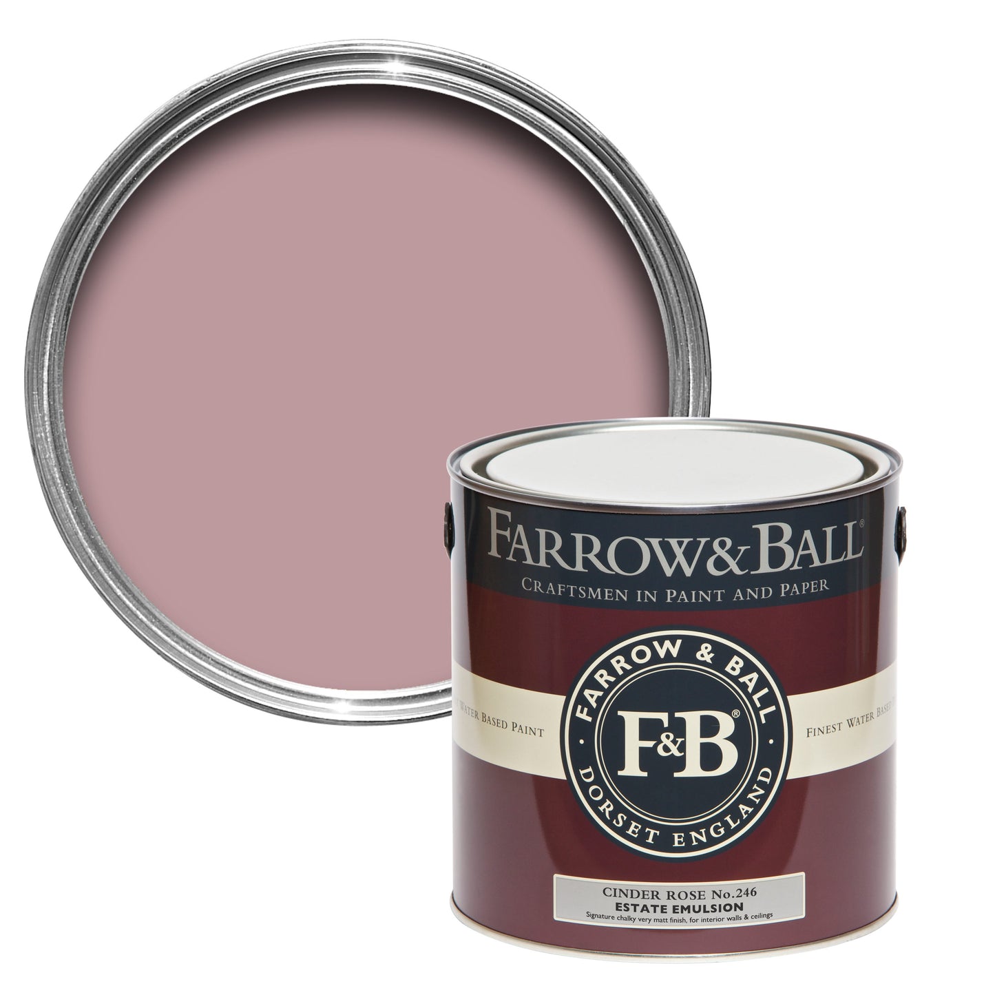 Farrow & Ball Cinder Rose No. 246 - Estate Emulsion 5L