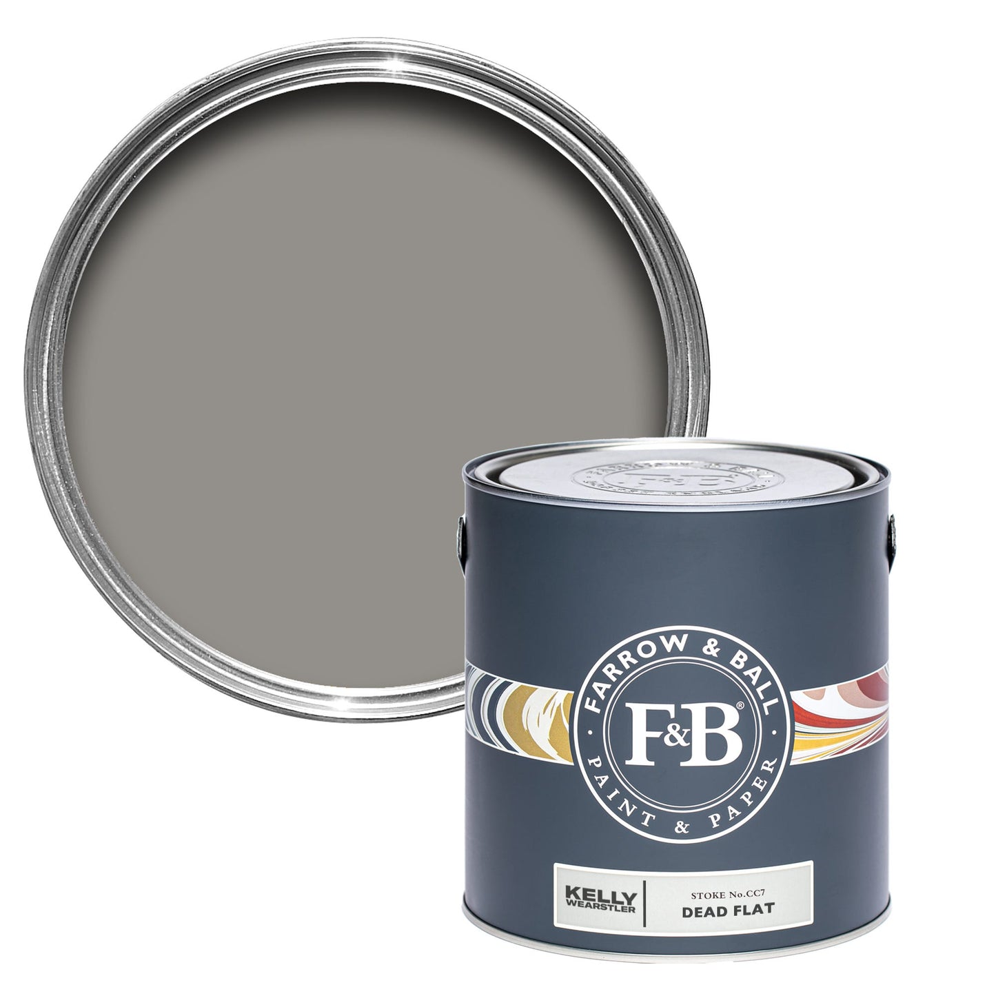 Farrow & Ball Stoke No. CC7 - Dead Flat 2.5L