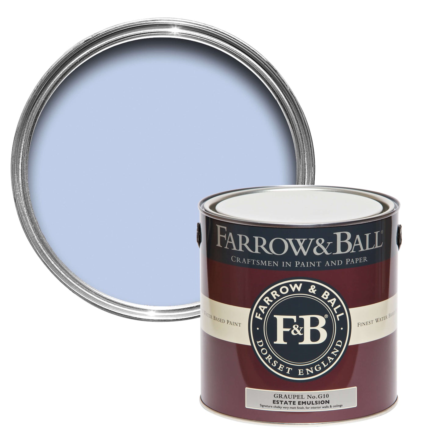 Farrow & Ball Graupel No. G10 - Estate Eggshell 2.5L