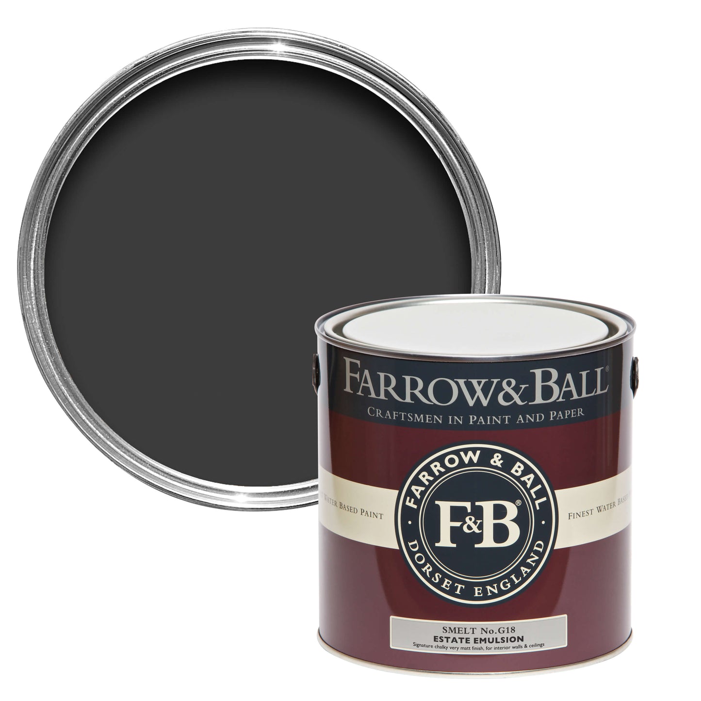Farrow & Ball Smelt Black No. G18 - Full Gloss 2.5L