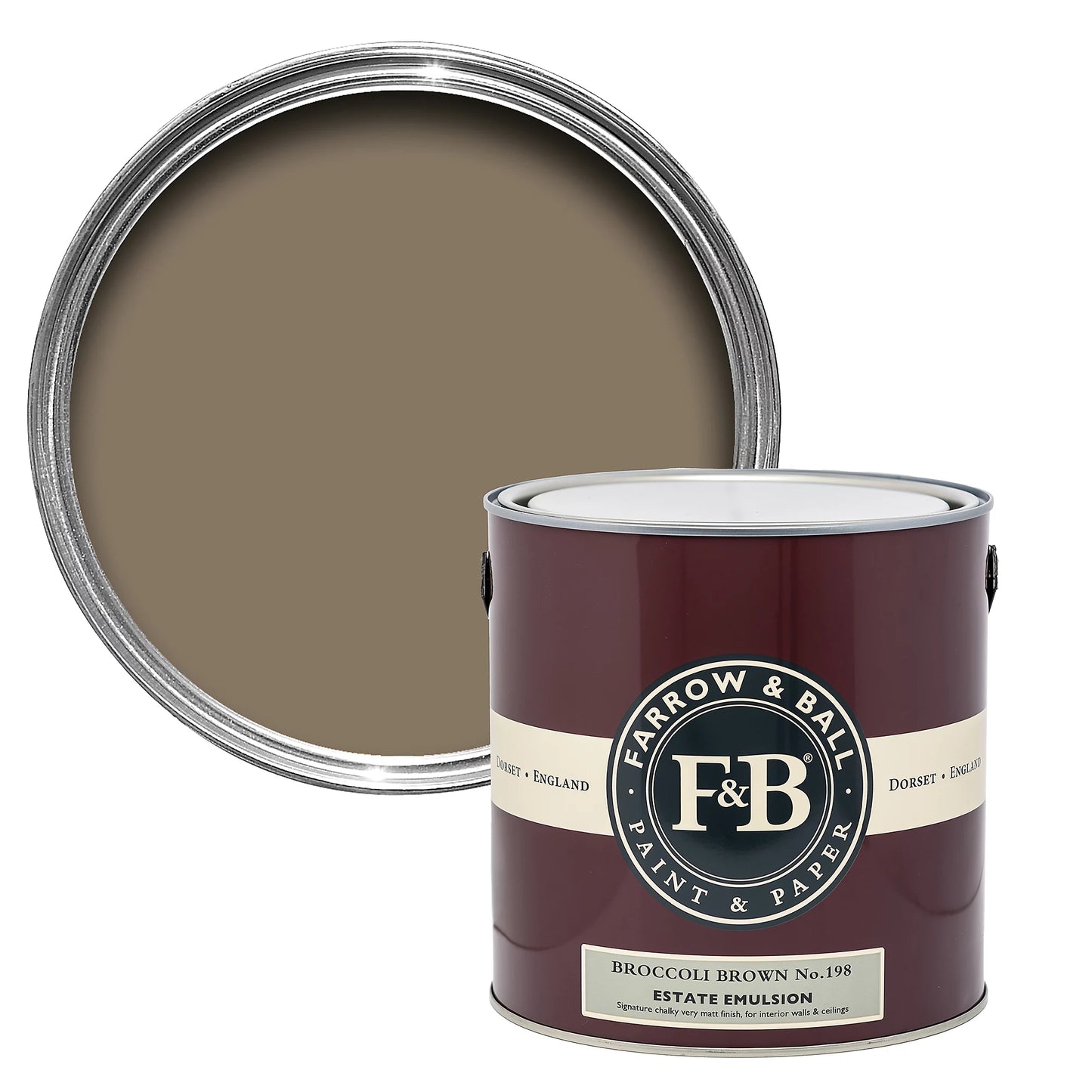 Farrow & Ball Broccoli Brown paint