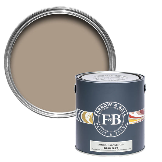 Farrow & Ball London Stone No. 6 - Dead Flat 5L