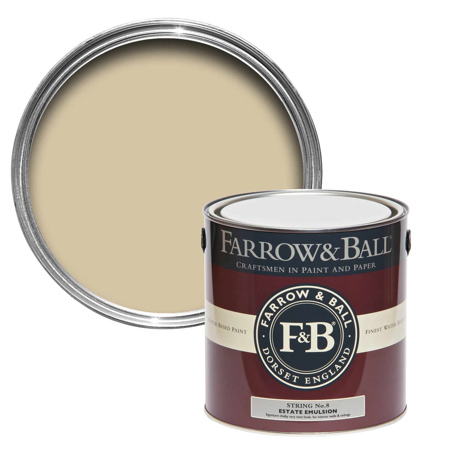 Farrow & Ball String No. 8 - Full Gloss 2.5L