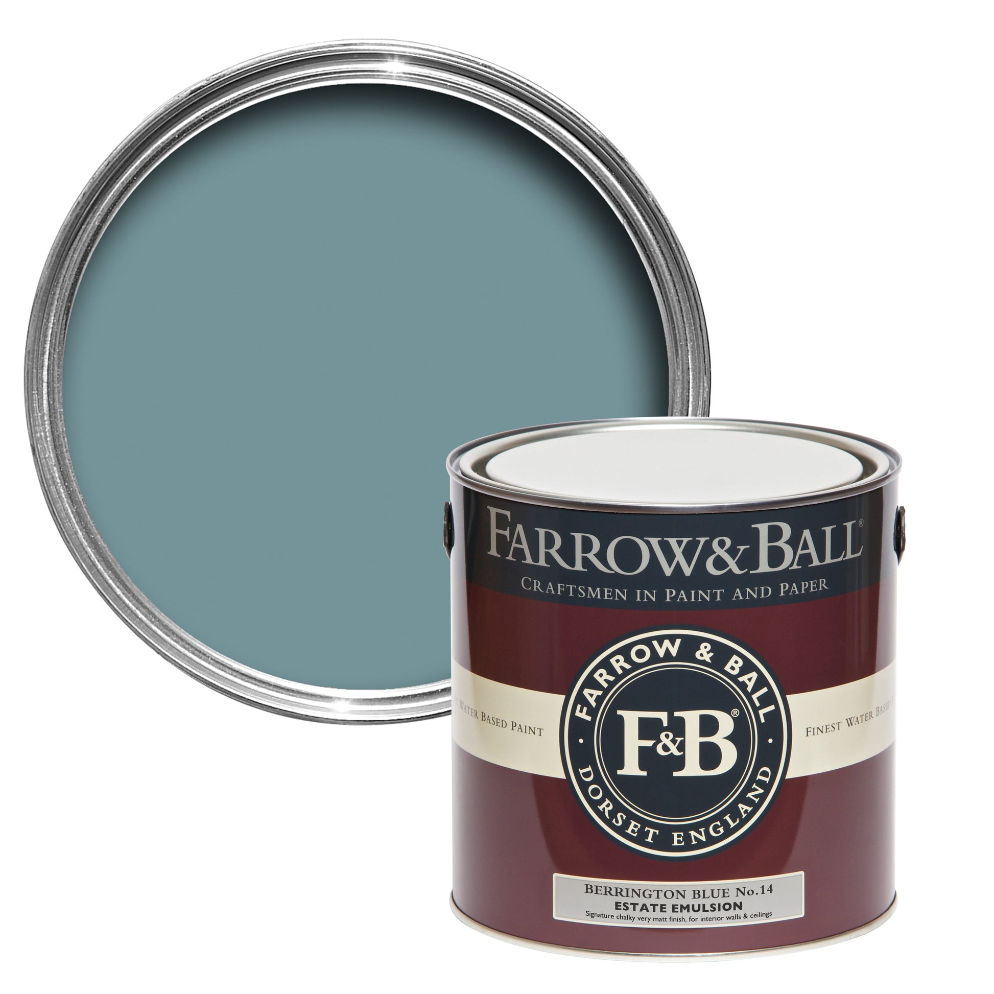 Farrow & Ball Berrington Blue No. 14 - Full Gloss 750ml