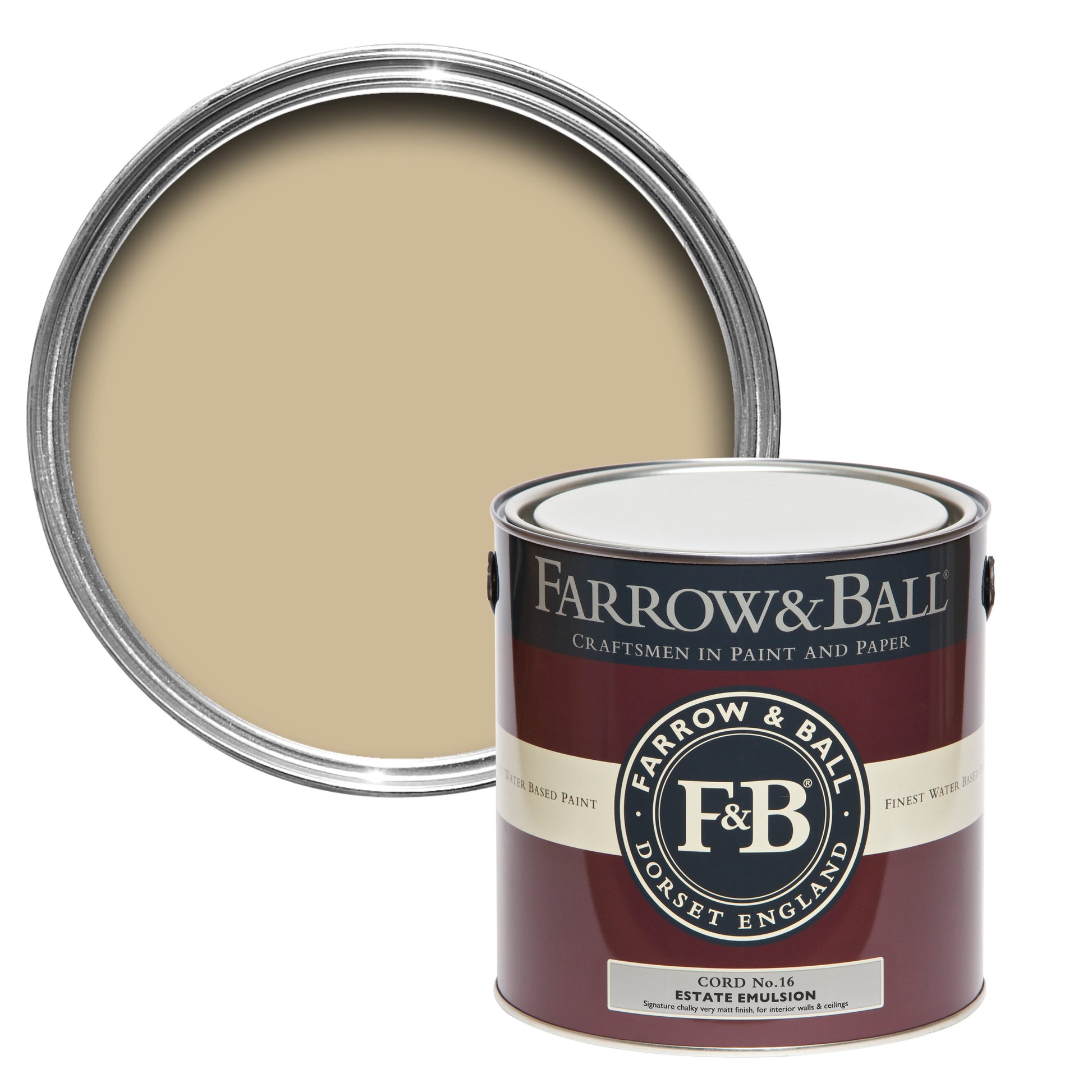 Farrow & Ball Cord No. 16 - Exterior Eggshell 750ml