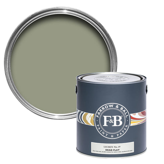 Farrow & Ball Lichen No. 19 - Dead Flat 2.5L