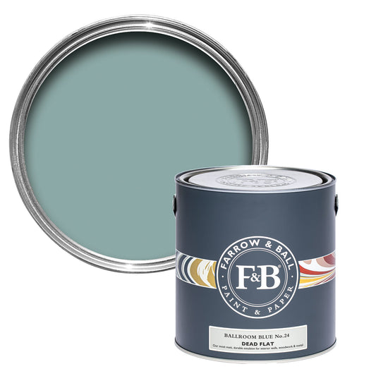 Farrow & Ball Ballroom Blue No. 24 - Dead Flat 5L