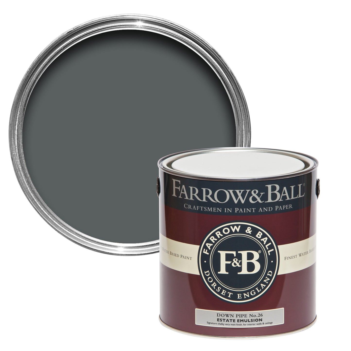 Farrow & Ball Down Pipe No. 26 - Estate Eggshell 750ml