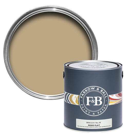 Farrow & Ball Biscuit No. 38 - Dead Flat 5L
