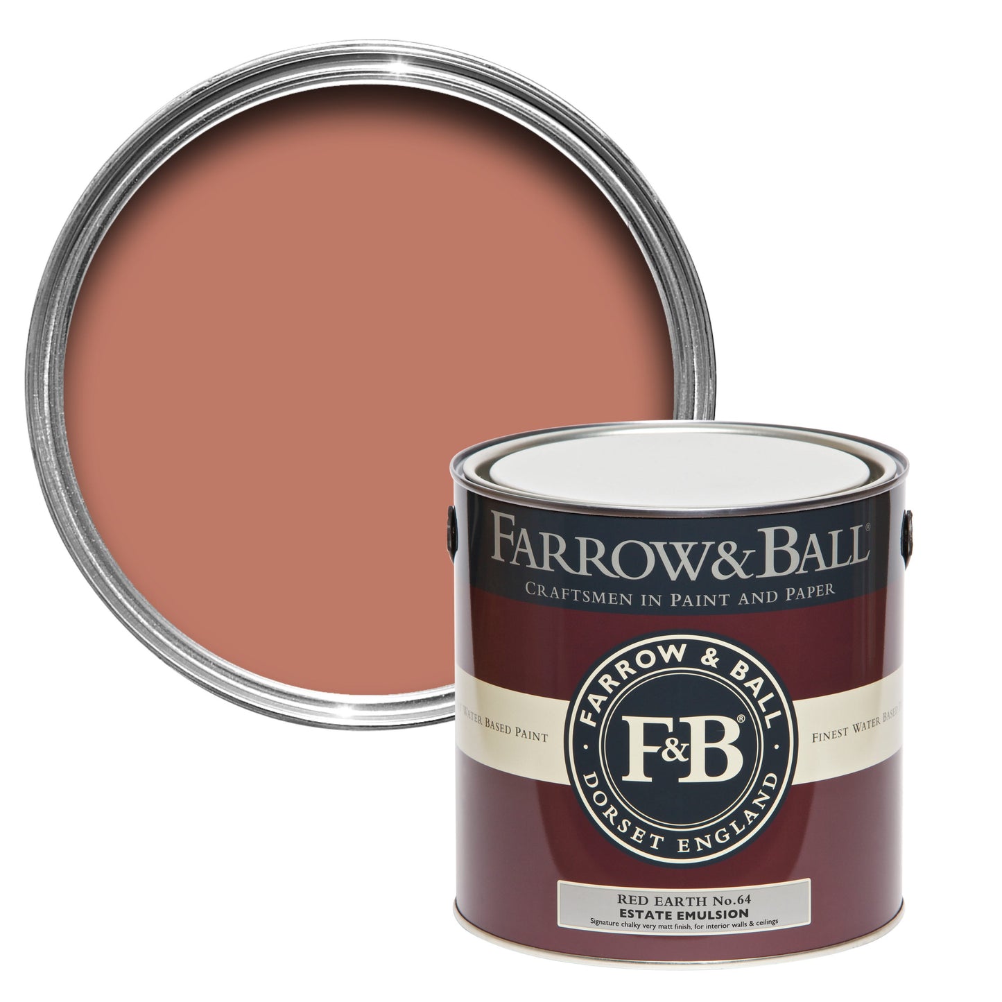Farrow & Ball Red Earth No. 64 - Estate Emulsion 2.5L