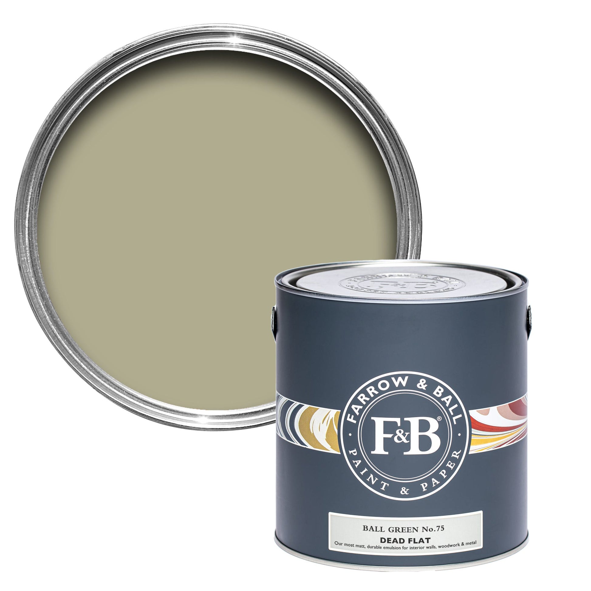 Farrow & Ball Ball Green No. 75 - Dead Flat 750ml