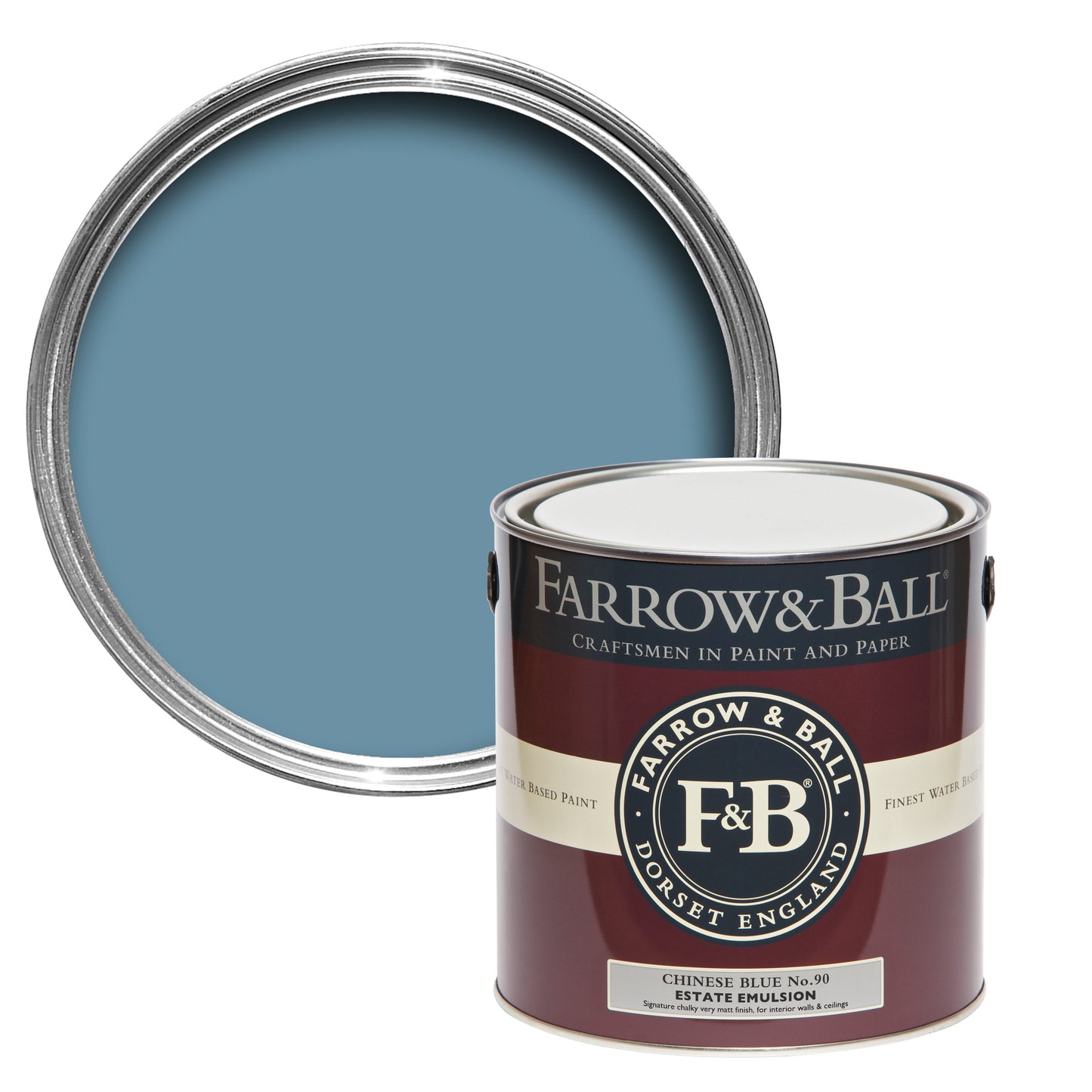 Farrow & Ball Chinese Blue No. 90 - Full Gloss 2.5L
