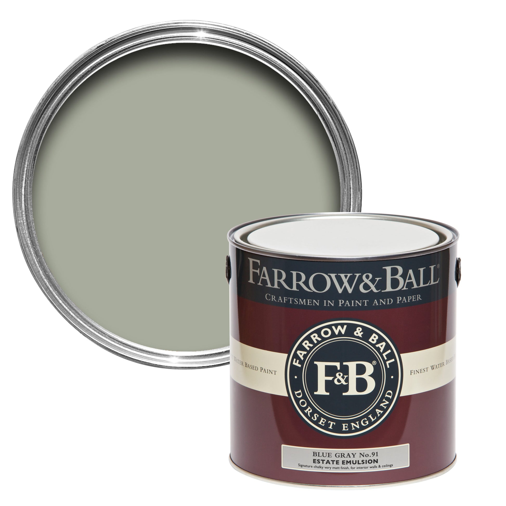Farrow & Ball Blue Gray No. 91 - Exterior Masonry 5L