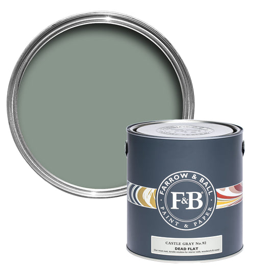 Farrow & Ball Castle Gray No. 92 - Dead Flat 750ml