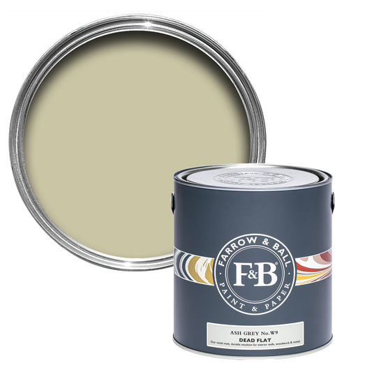 Farrow & Ball Ash Grey No. W9 - Dead Flat 5L