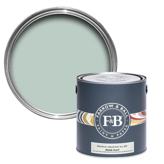 Farrow & Ball Middle Ground No. 209 - Dead Flat 5L