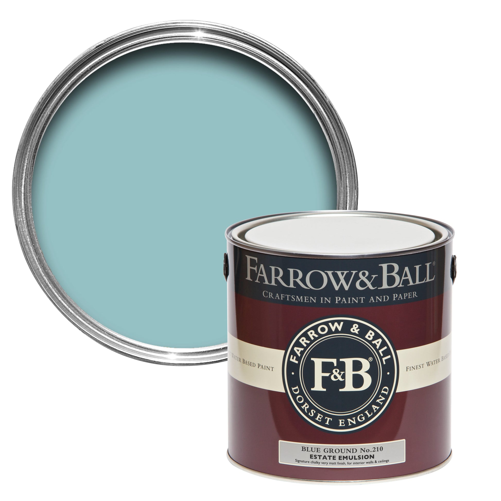 Farrow & Ball Blue Ground No. 210 - Estate Emulsion 2.5L