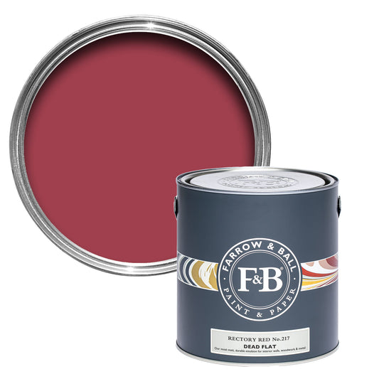 Farrow & Ball Rectory Red No. 217 - Dead Flat 5L