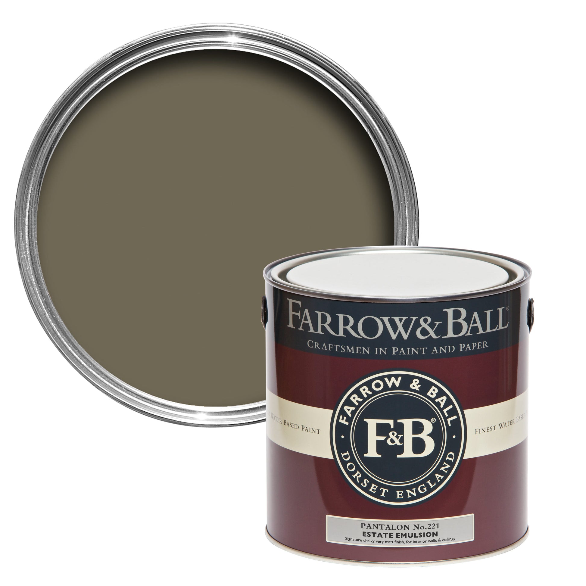 Farrow & Ball Pantalon No. 221 - Casein Distemper 2.5L
