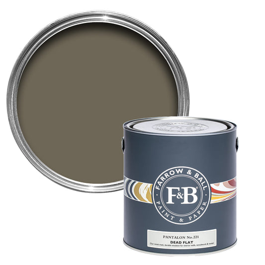 Farrow & Ball Pantalon No. 221 - Dead Flat 2.5L