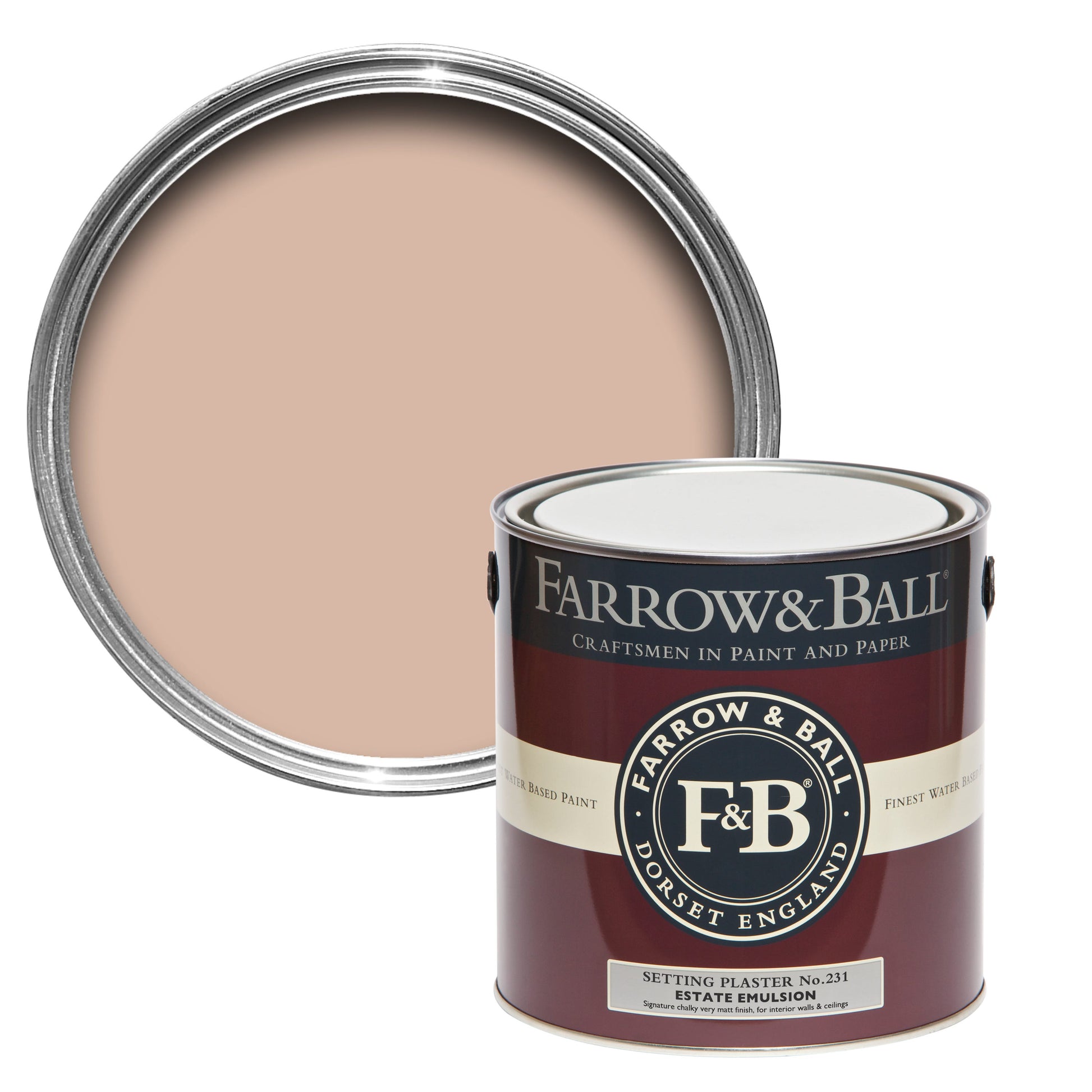 Farrow & Ball Setting Plaster No. 231 - Casein Distemper 2.5L