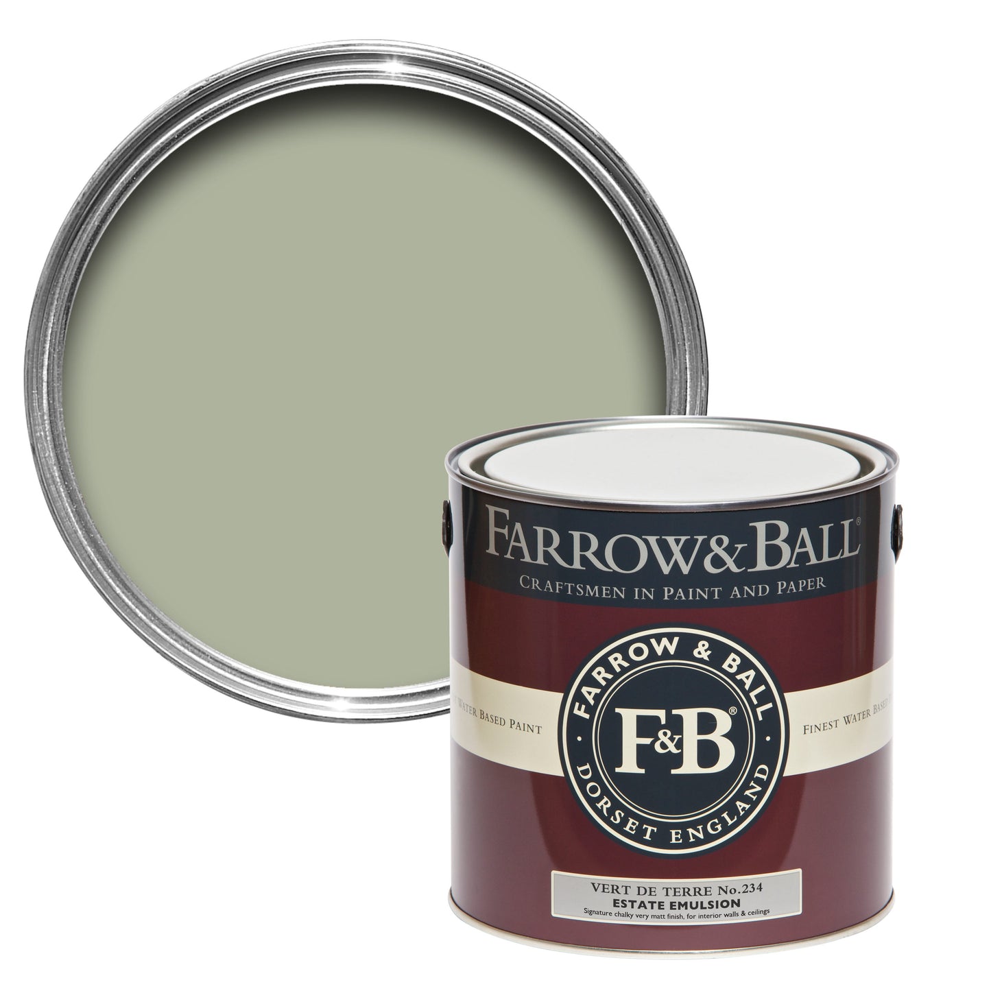 Farrow & Ball Vert de Terre No. 234 - Modern Emulsion 5L