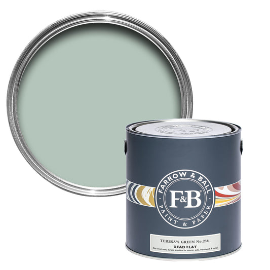 Farrow & Ball Teresa's Green No. 236 - Dead Flat 2.5L