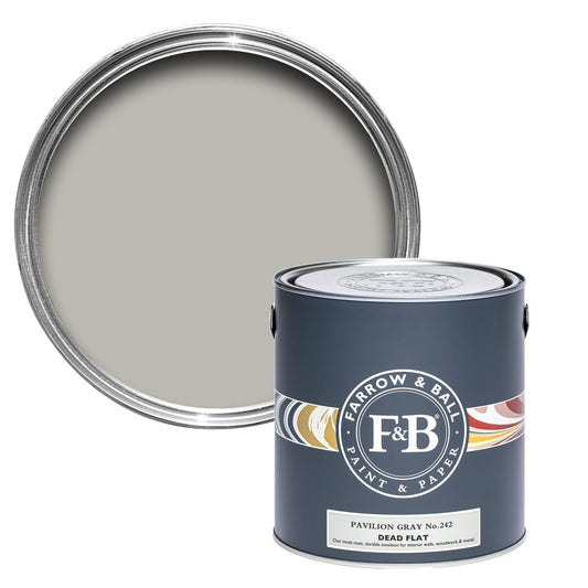 Farrow & Ball Pavilion Gray No. 242 - Dead Flat 750ml