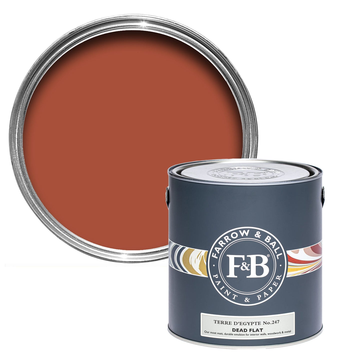 Farrow & Ball Terre d' Egypte No. 247 - Dead Flat 5L