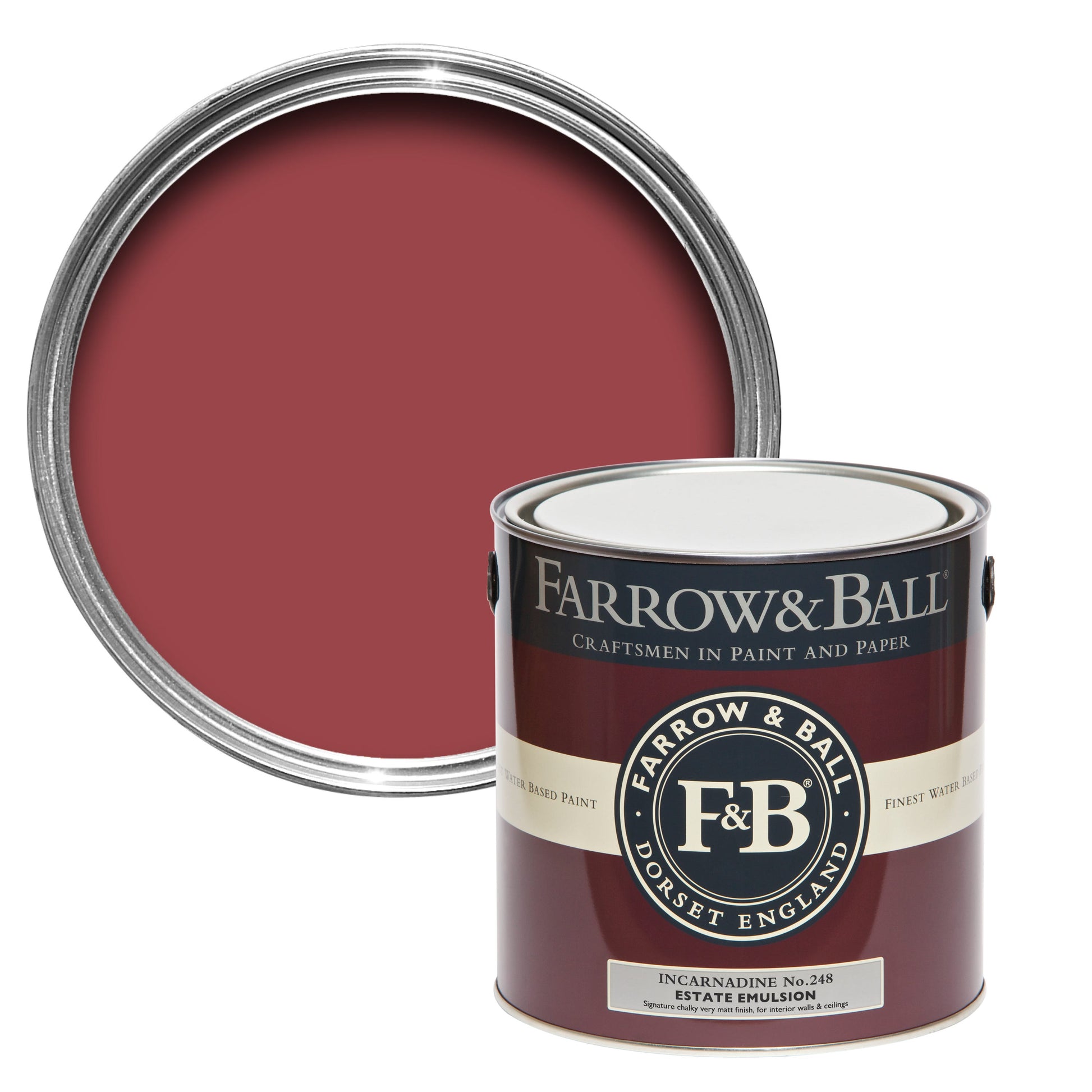 Farrow & Ball Incarnadine No. 248 - Estate Eggshell 2.5L