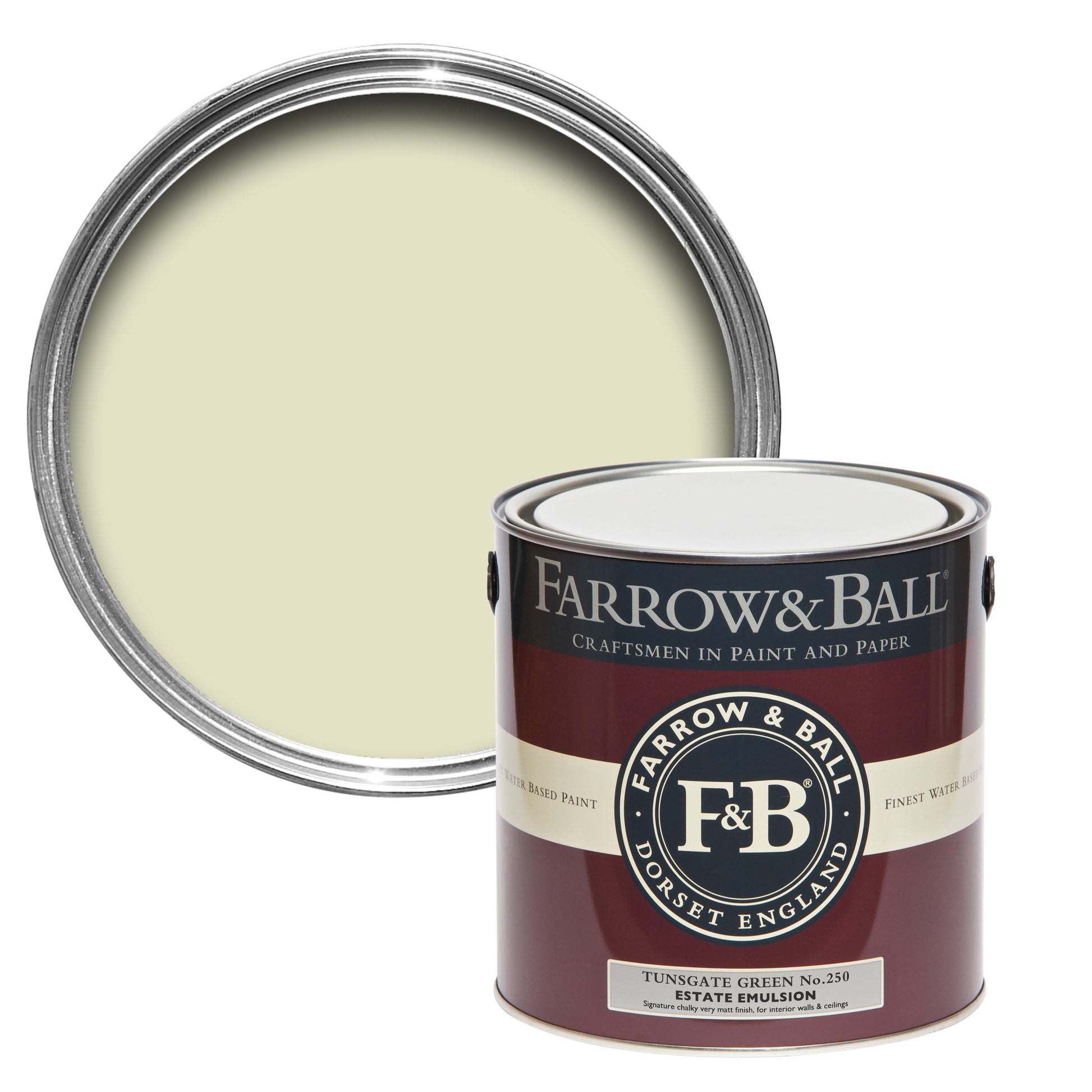 Farrow & Ball Tunsgate Green No. 250 - Exterior Eggshell 750ml