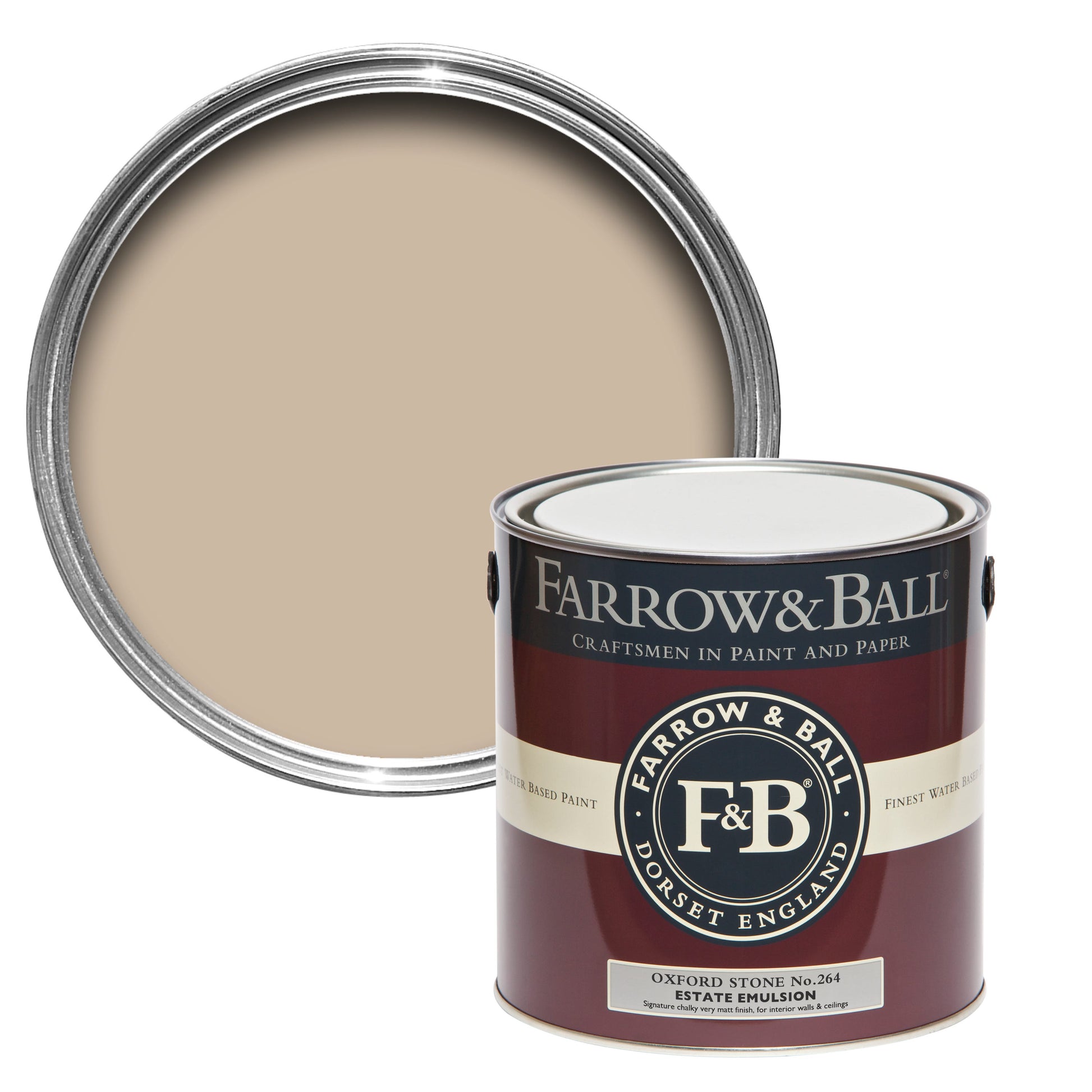 Farrow & Ball Oxford Stone No. 264 - Exterior Eggshell 2.5L