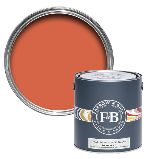 Farrow & Ball Charlotte's Locks No. 268 - Dead Flat 5L