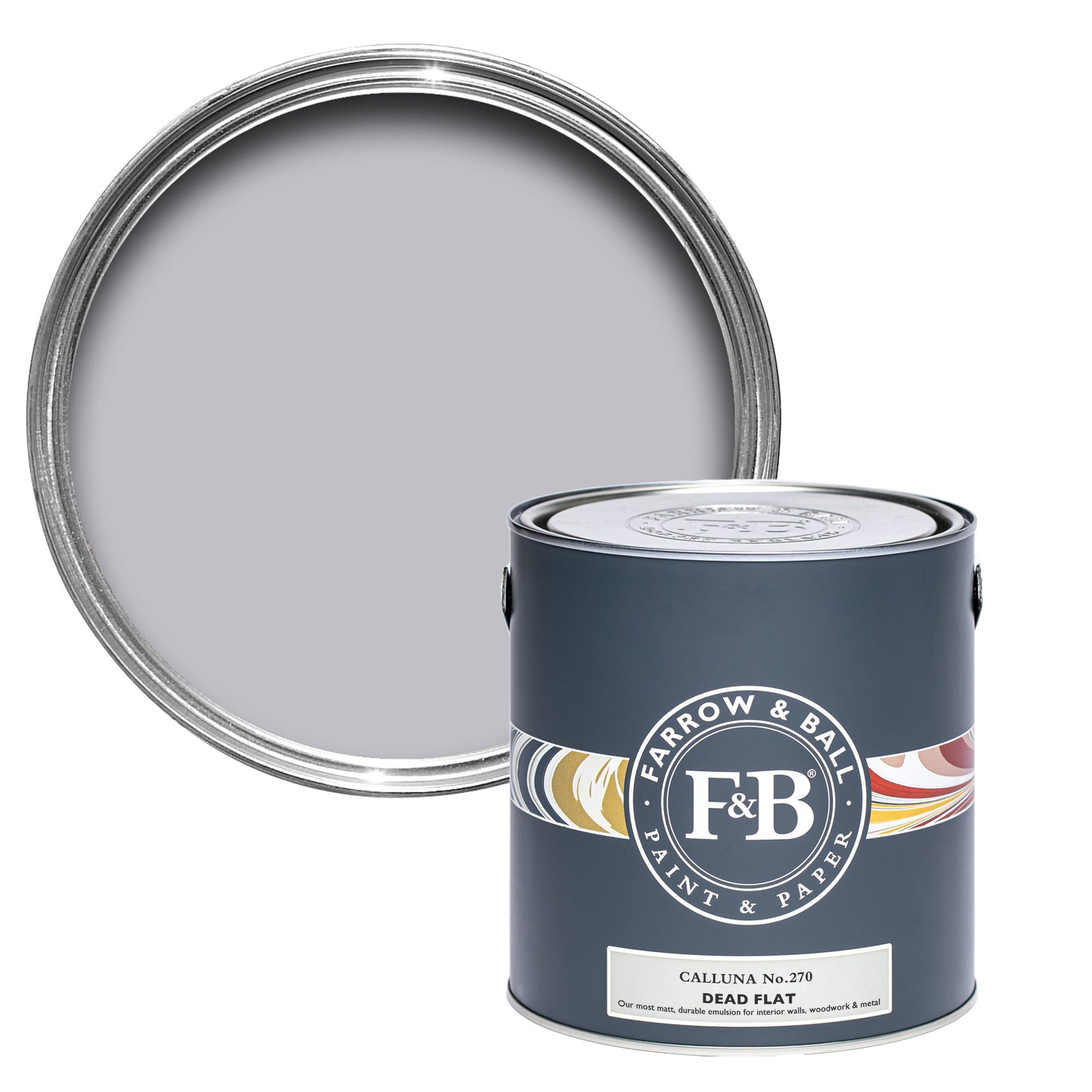 Farrow & Ball Calluna No. 270 - Dead Flat 5L