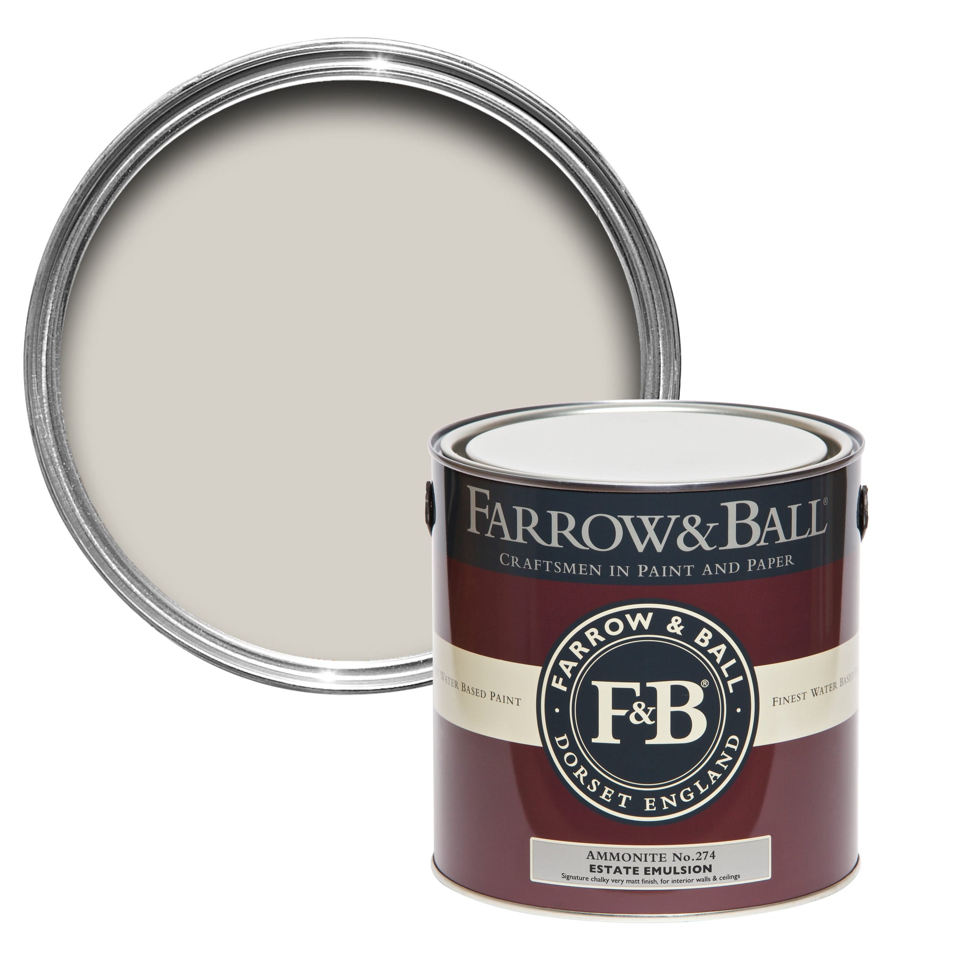 Farrow & Ball Ammonite No. 274 - Estate Emulsion 2.5L