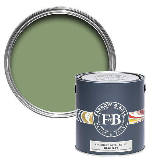 Farrow & Ball Yeabridge Green No. 287 - Dead Flat 5L