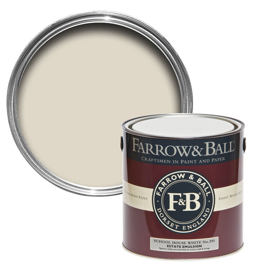 Farrow & Ball School House White No. 291 - Estate Emulsion 5L