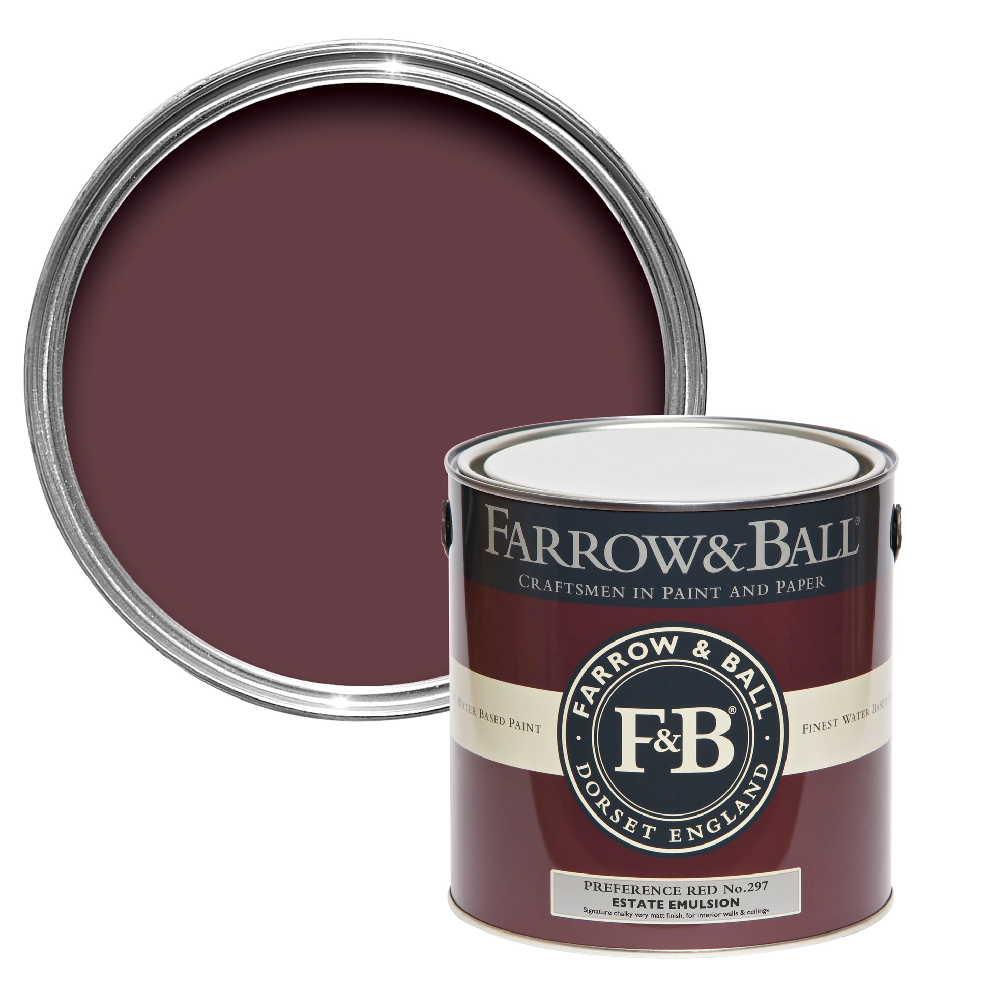 Farrow & Ball Preference Red No. 297 - Estate Emulsion 5L