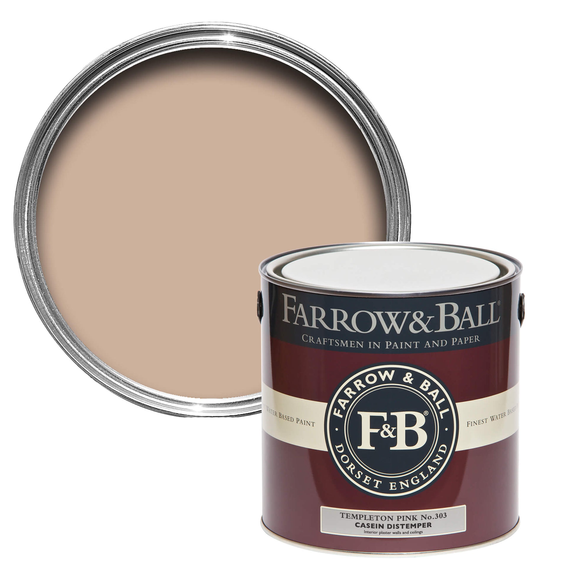 Farrow & Ball Templeton Pink No. 303 - Exterior Eggshell 750ml