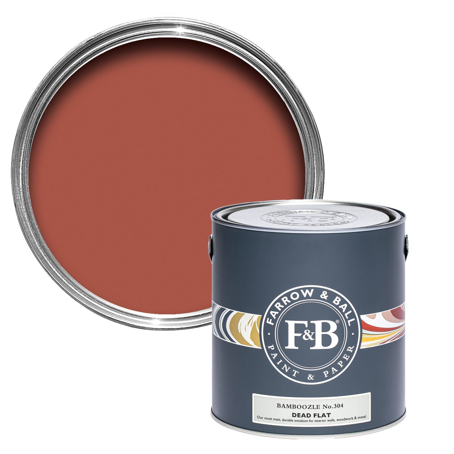 Farrow & Ball Bamboozle No. 304 - Dead Flat 5L