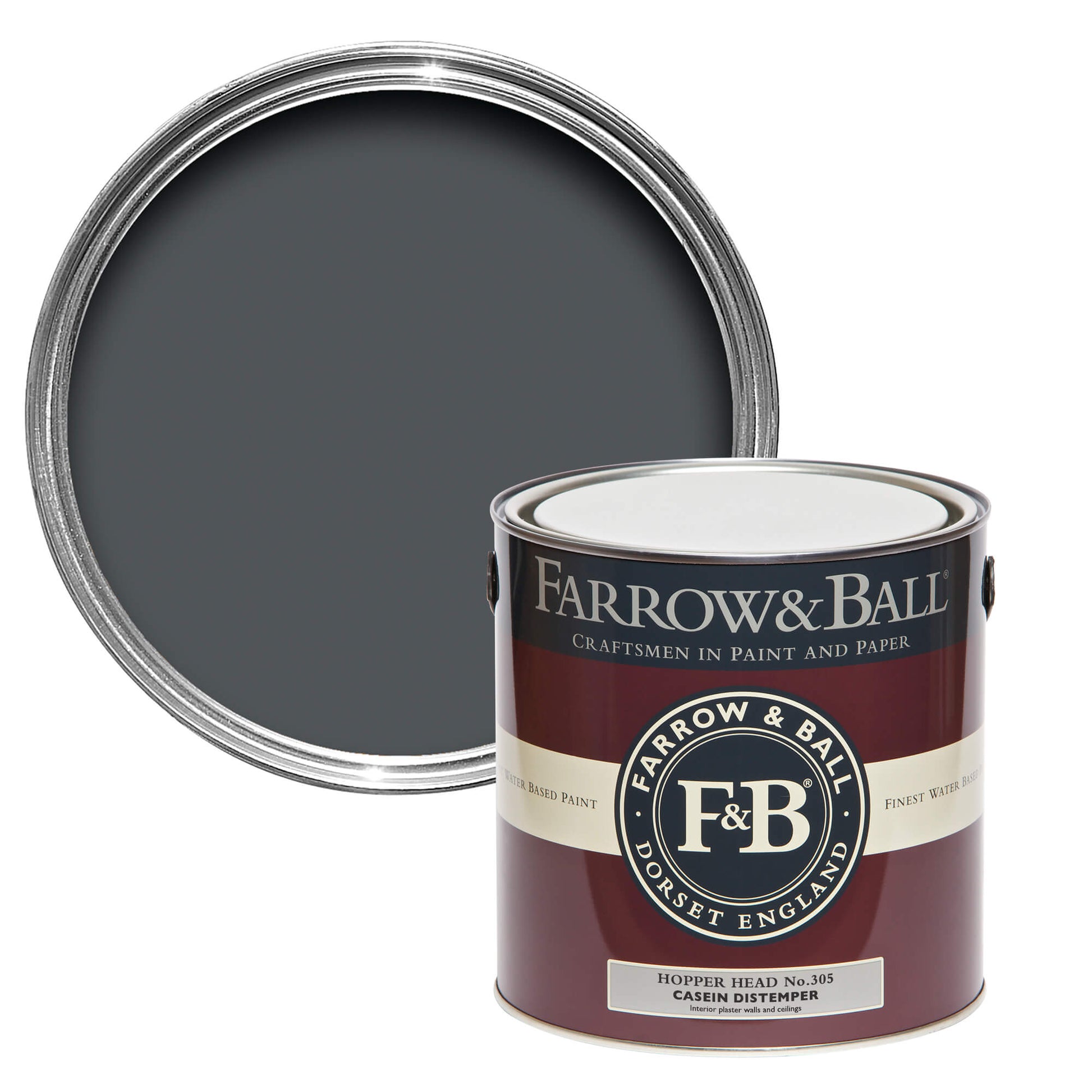 Farrow & Ball Hopper Head No. 305 - Casein Distemper 5L