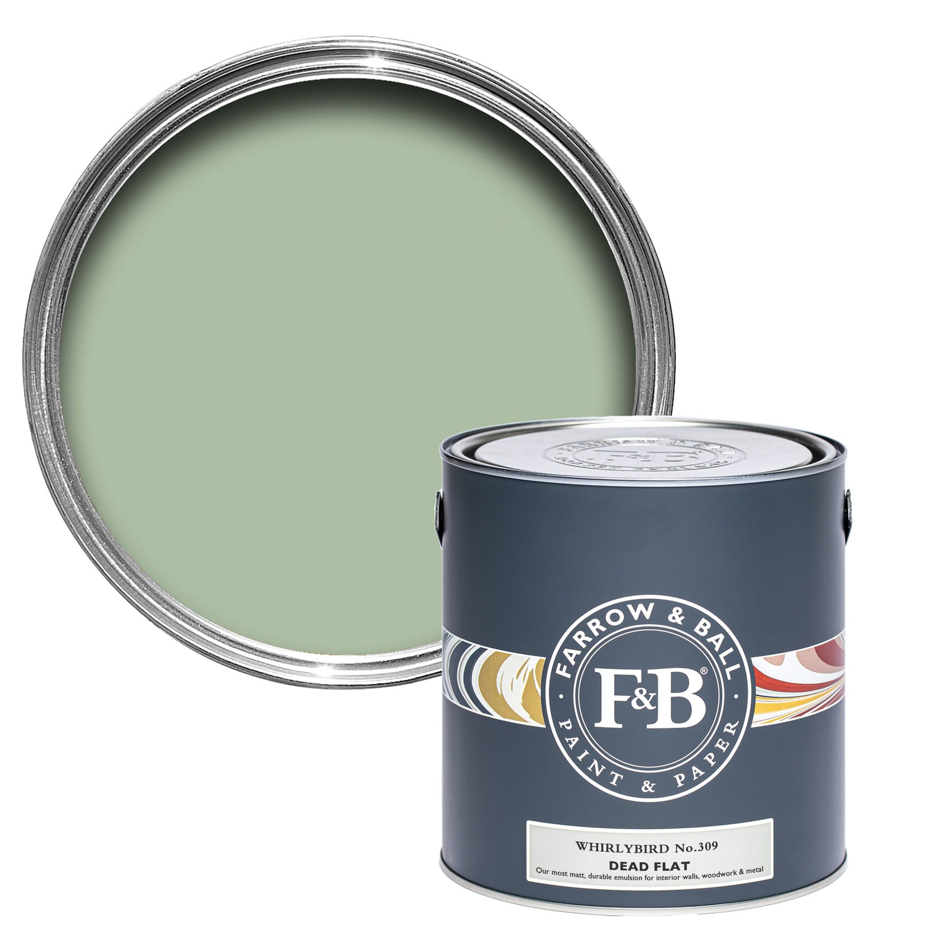 Farrow & Ball Whirlybird No. 309 - Dead Flat 750ml