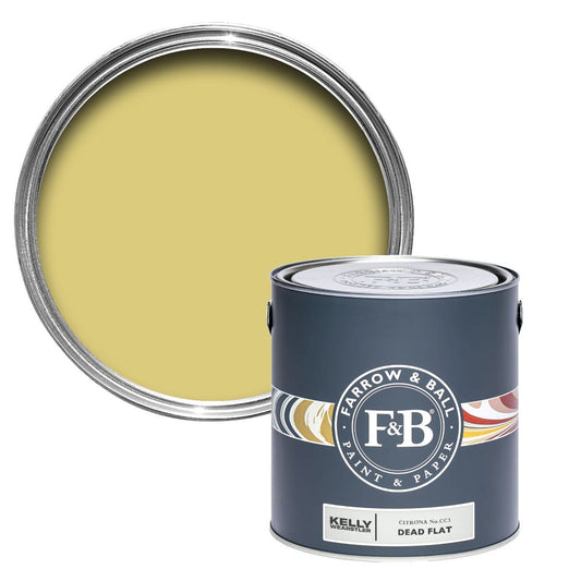 Farrow & Ball Citrona No. CC3 - Dead Flat 5L