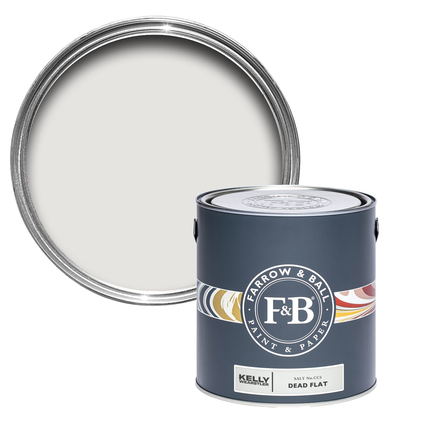 Farrow & Ball Salt No. CC5 - Dead Flat 2.5L