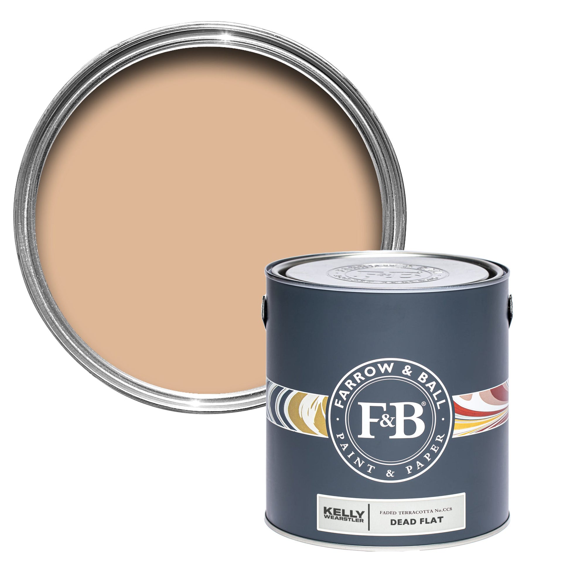 Farrow & Ball Faded Terracotta No. CC8 - Dead Flat 750ml