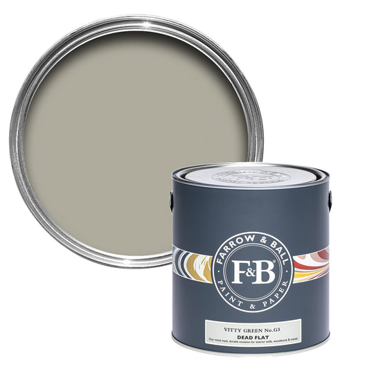 Farrow & Ball Vitty Green No. G3 - Dead Flat 2.5L