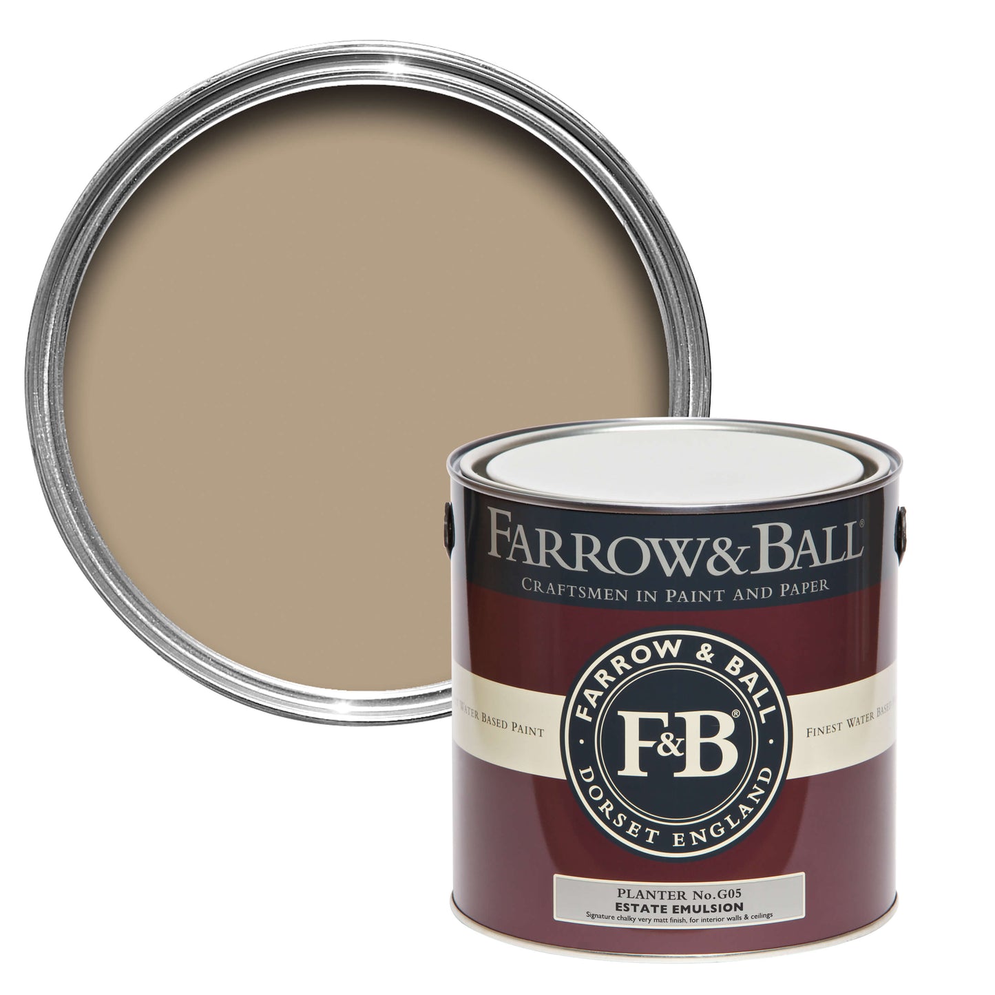 Farrow & Ball Planter No. G5 - Modern Eggshell 750ml