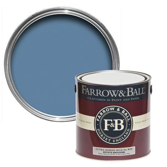Farrow & Ball Ultra Marine Blue No. W29 - Full Gloss 750ml